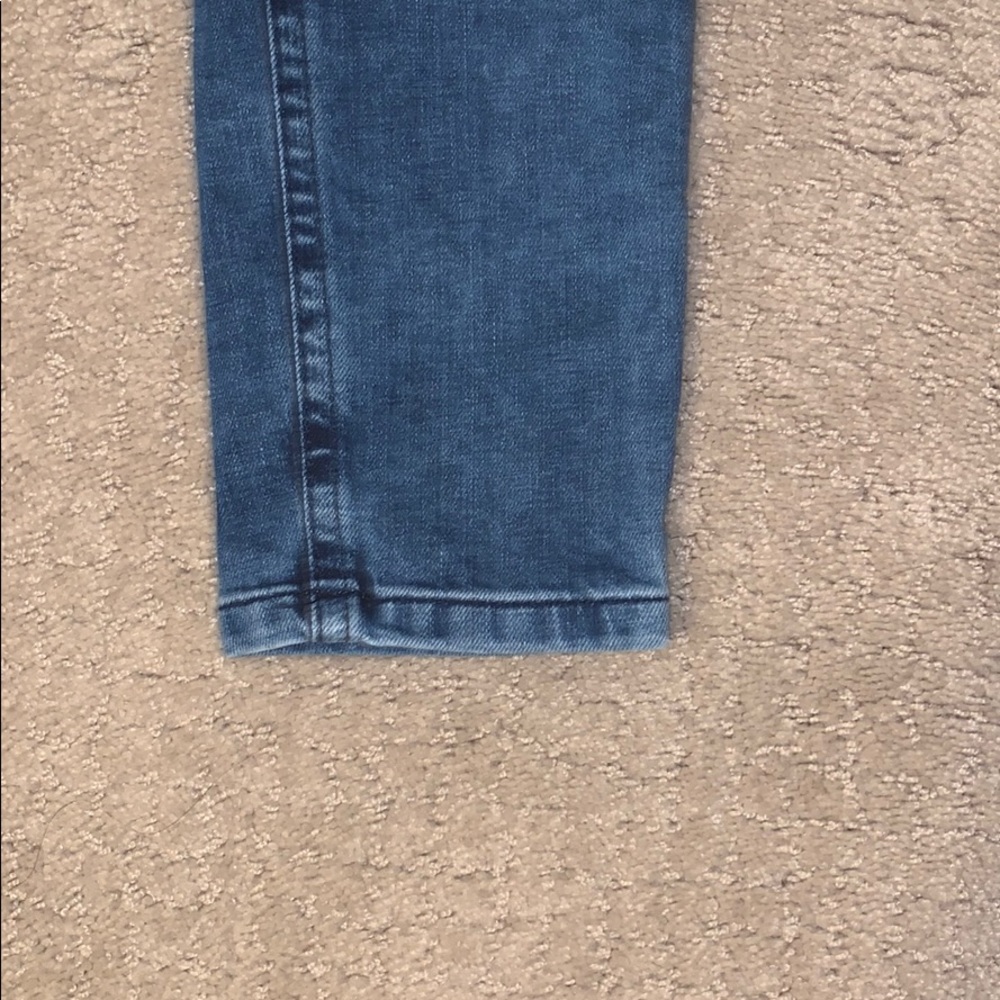 Free People High Rise Ripped Skinny Jeans - Picture 4 of 8